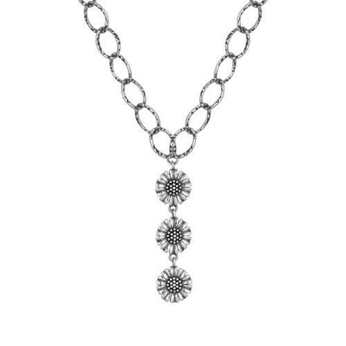 Antique flowers pendant choker necklaces chunky chain jewels wholesale